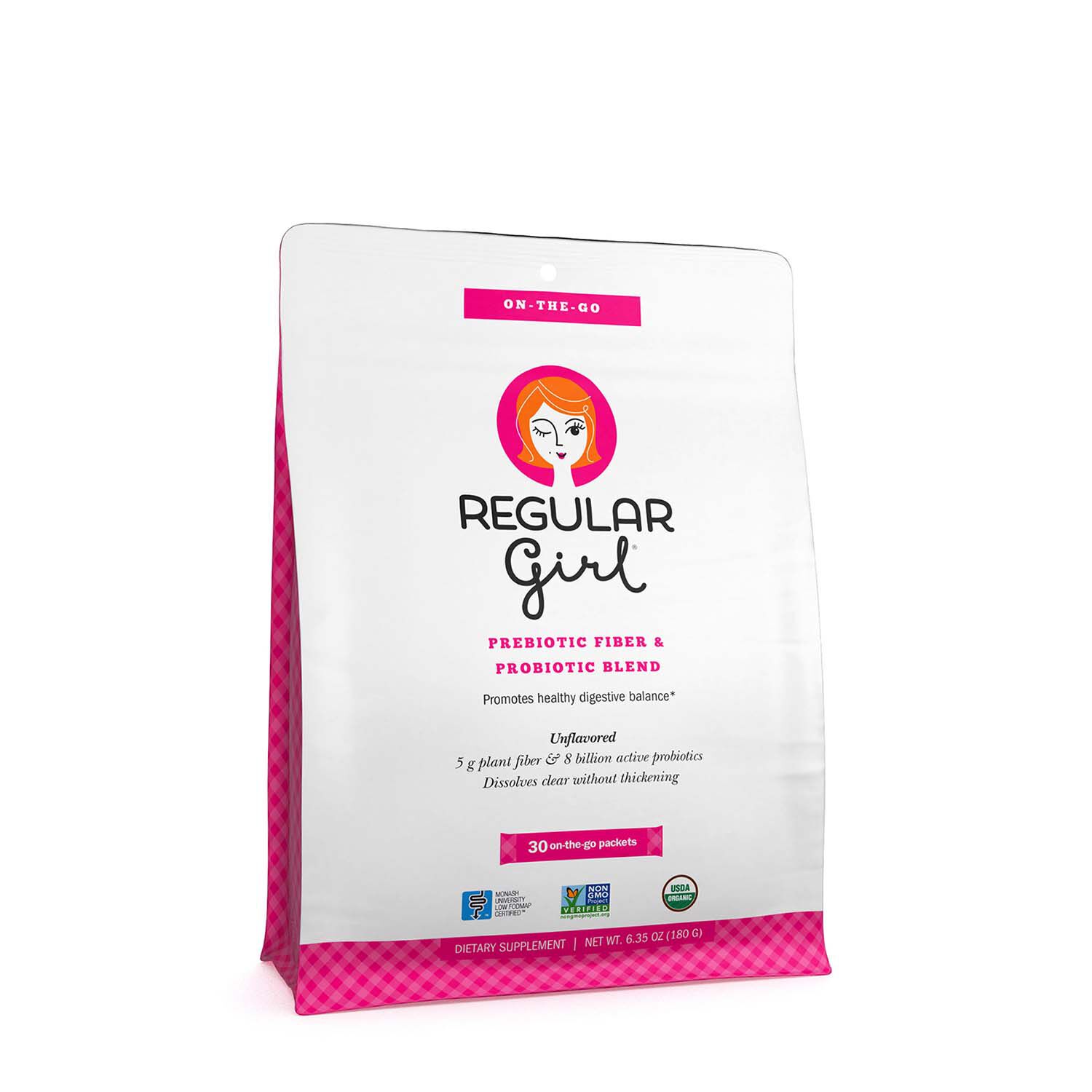 Prebiotic Fiber and Probiotic Supplement - Unflavored - 6.35 oz. (30 Servings)  | GNC